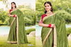 Nitya By 5D Designer Dull Moss Crape Wholesale Designer Saree Suppliers In Mumbai